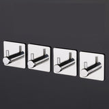 Sticker,Adhesive,Stainless,Steel,Hooks,Clothes,Hanger,Kitchen,Bathroom,Rustproof,Towel