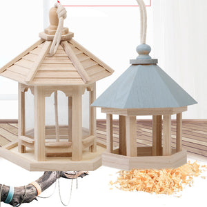 Wooden,Hanging,Feeder,Hotel,Outdoor,Garden,Decorations