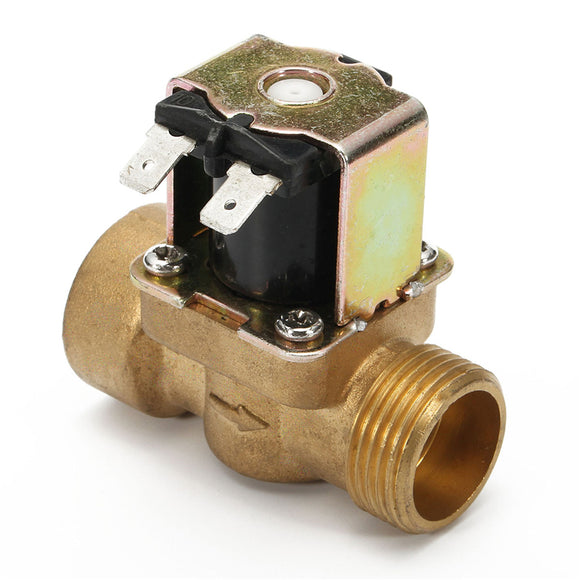 Electric,Solenoid,Valve,Brass,Water