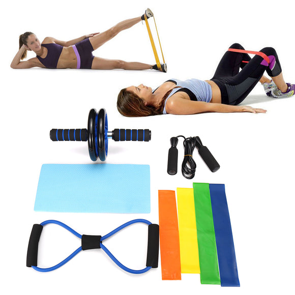 Fitness,Abdominal,Wheel,Roller,Shape,Resistance,Bands