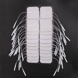 40pcs,Replacement,Electrode,5x5cm,White,Cloth