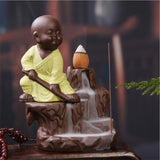 Purple,Backflow,Incense,Burner,Holder,Fragrant,Smoke,Backflow,Censer,Decor