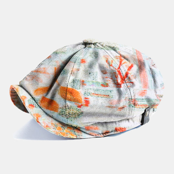 Banggood,Design,Plant,Printing,Pattern,Casual,Beanie,Newsboy