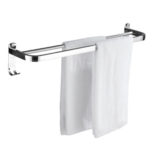 Stainless,Steel,Perforated,Towel,Double,Shelf,Strong,Bearing