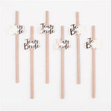 10pcs,Bride,Straws,Craft,Letter,Bachelorette,Wedding,Decorations