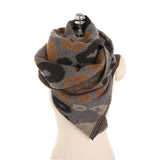 Women,200*66CM,Leopard,Artificial,Cashmere,Scarf,Winter,Shawl