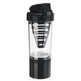 Outdoor,Camping,500ML,Portable,Sports,Drink,Shaker,Mixer,Water,Bottle,Plastic,Leakproof