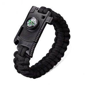 IPRee,Survival,Bracelet,Outdoor,Emergency,Paracord,Whistle,Compass