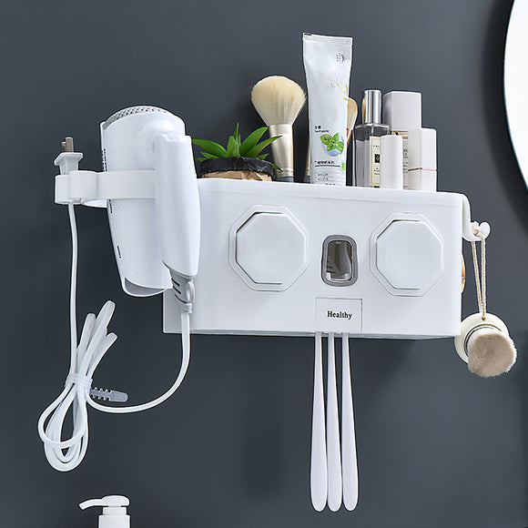 Multifunction,Toothbrush,Holder,Automatic,Toothpaste,Dispenser,Dryer,Racks