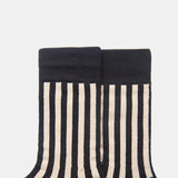 Couple,Striped,Socks,Women,Vertical,Strips,Color,Design,Sense,Street,Popular