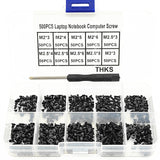 Suleve,MXCP6,500Pcs,Phillips,Cross,Screw,Laptop,Notebook,Computer,Screws,Screwdriver,Assortment