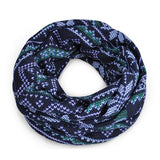 Women,Print,Cotton,Beanie,Collar,Scarf