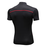 YUERLIAN,Men's,Stand,Collar,Sports,Stretch,Sports,Fitness,Short,Sleeve,Shirts,Casual,Running,Clothes,Sleeve