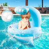 Whale,Childen,Swimming,Inflatable,Float,Chair,Water,Safer,Swims,Accessories
