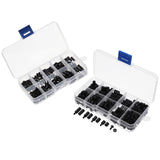 Suleve,MXNH1,Nylon,Screw,Black,Screw,Nylon,Standoff,Assortment,600Pcs