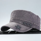 Outdoor,Washed,Cotton,Sunscreen,Adjustable,Military,Style,Peaked