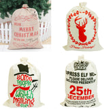 Christmas,Santa,Cloth,Stocking,Storage,Burlap,Bundle,Christmas,Decorations