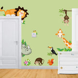 Cartoon,Animal,Sticker,Living,Decoration,Creative,Decal,Mural