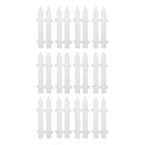 12PCS,Plastic,Fence,Decorations,White,Christmas,Ornaments,Miniature,Border,Grass,Fence