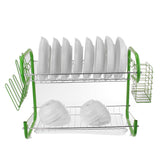 Layers,Shape,Stainless,Steel,Drainer,Cutlery,Holder,Kitchen,Storage