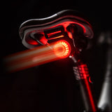 XANES,6Modes,400mAh,Rechargeable,Bicycle,Light,Smart,Induction,Warning,Light,Riding,Accessories