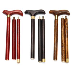 Folding,Climbing,Sticks,Walking,Stick,Adjustable,Sandalwood,Walking,Crane,Design,Grips