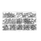 Suleve,M4SP3,150Pcs,Stainless,Steel,Phillips,Machine,Screw,Washer,Asortment