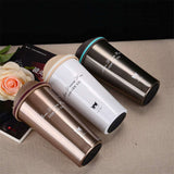 500ML,Stainless,Steel,Leakproof,Insulated,Thermal,Portable,Travel,Coffee