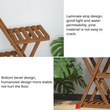 Wooden,Plant,Stand,Shelf,Flower,Holder,Storage,Plants,Displaying,Garden,Patio,Corner,Outdoor,Indoor