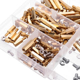 Suleve,M3BH5,300Pcs,Brass,Column,Standoff,Support,Spacer,Pillar,Board,Screw,Assortment