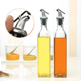 500ml,Glass,Olive,Vinegar,Dispenser,Pourer,Bottle,Filler,Kitchen,Cooking,Tools