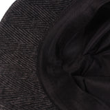 Winter,Classic,Vintage,Pinstripe,Twill,Beret,Peaked,Gentlemen