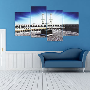 Print,Mecca,Islamic,Kaaba,Canvas,Paintings,Decor