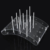 Lollipops,Holder,Plastic,Stand,Display,Holes,Transparent,Shaft,Support,Stand,Acrylic