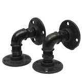 Vintage,Retro,Black,Industrial,Shelf,Bracket,Decoration,Storage,Holders