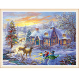 Diamond,Painting,Christmas,Embroidery,Drill,Cross,Stitch