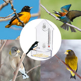 Feeder,Thermometer,Birds,Hanging,Feeding,Garden,Decoration