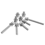 Suleve,M6SH3,50Pcs,Socket,Knurled,Screw,Stainless,Steel,Assortment