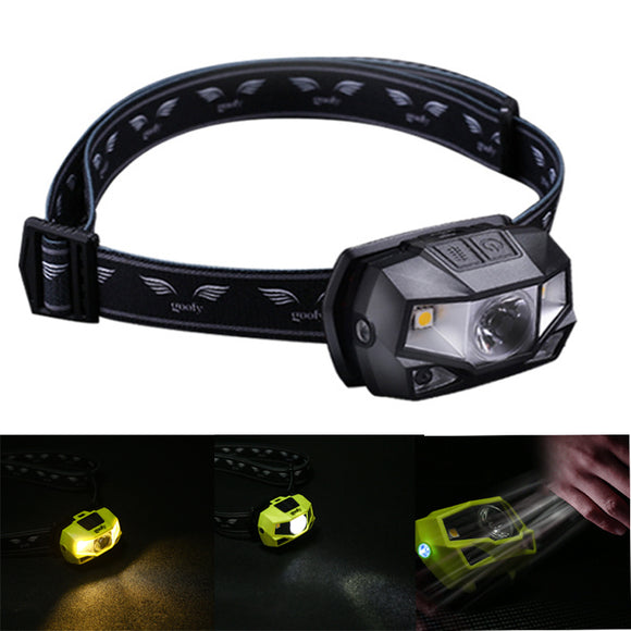 Goofy,Sport,Outdoor,Cycling,Intelligent,Inductive,Headlamp,Waterproof,Headlights