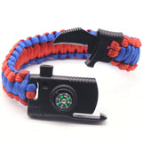 IPRee,Survival,Bracelet,Outdoor,Emergency,Paracord,Whistle,Compass