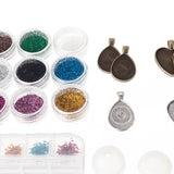 Pendant,Trays,Jewelry,Bezel,Making,Crystal,Bracelet,Pendant,Silicone,Resin,Mould,Jewelry,Casting,Molds,Vintage