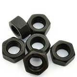 Suleve,MXCH13,140Pcs,Black,Carbon,Steel,Washer,Hexagonal