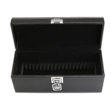 Storage,Holder,Black,Leather,Certified,20Pcs,Capsules