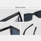Unisex,Retro,Square,Frame,Protection,Fashion,Sunglasses
