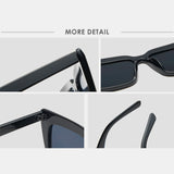 Unisex,Retro,Square,Frame,Protection,Fashion,Sunglasses