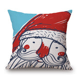 Christmas,Linen,Cushion,Cover,45*45,Pillowcase,Cushions,Throw,Pillow,Decor,Festive