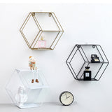 Geometric,Metal,Storage,Shelf,Display,Organization,Decor