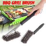 Grill,Barbecue,Cleaning,Brush,Stainless,Steel,Cooking,Kitchen,Cleaning