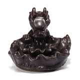 Ceramic,Dragon,Backflow,Incense,Stick,Burner,Cones,Holder,Catcher,Fragrance,Censer