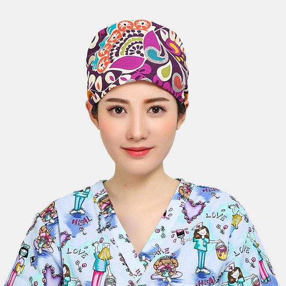 Floral,Elegance,Surgical,Scrub